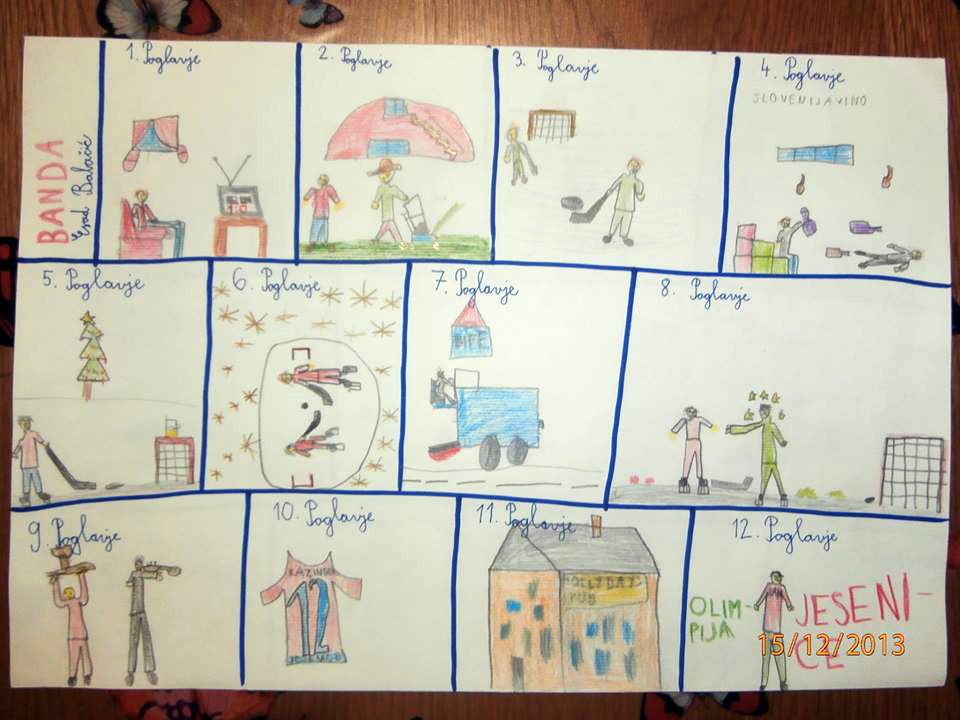 Ilustracije po knjigi Banda, 1. del